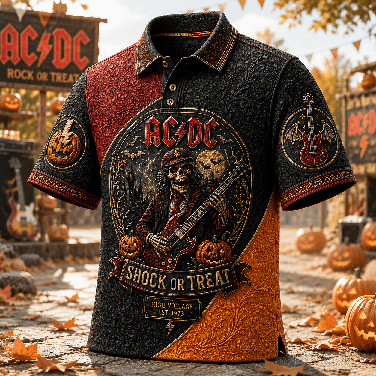 PREMIUM ACD EMBOSS POLO SHIRT HQH