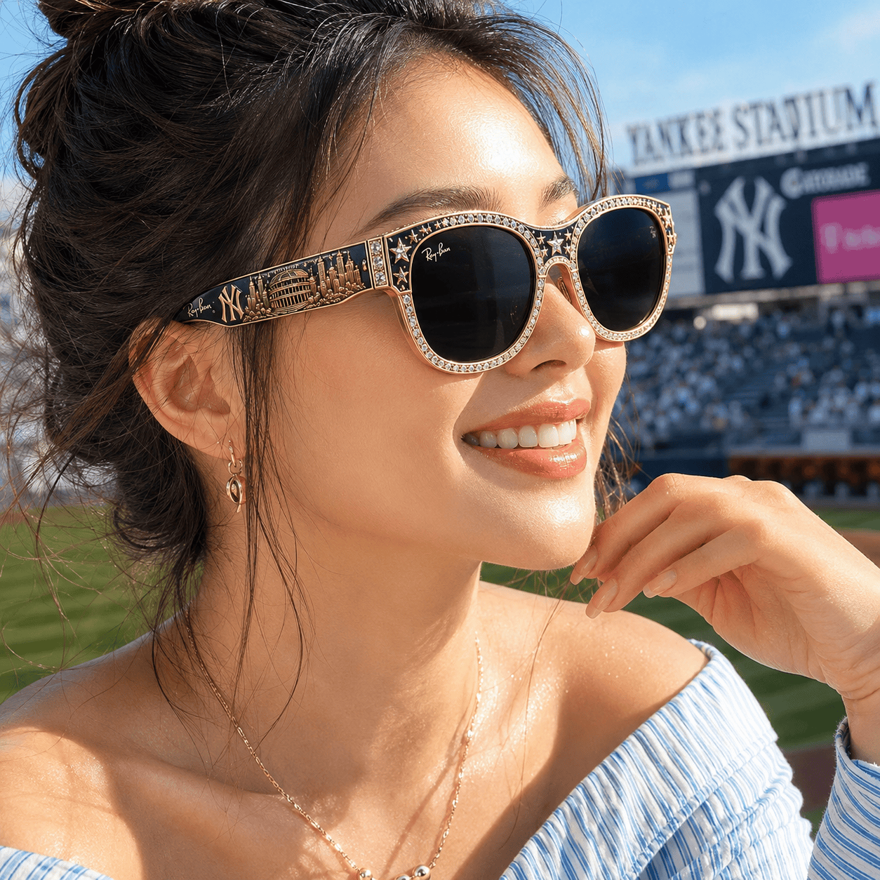PREMIUM NYY UNISEX SUNGLASSES NPL