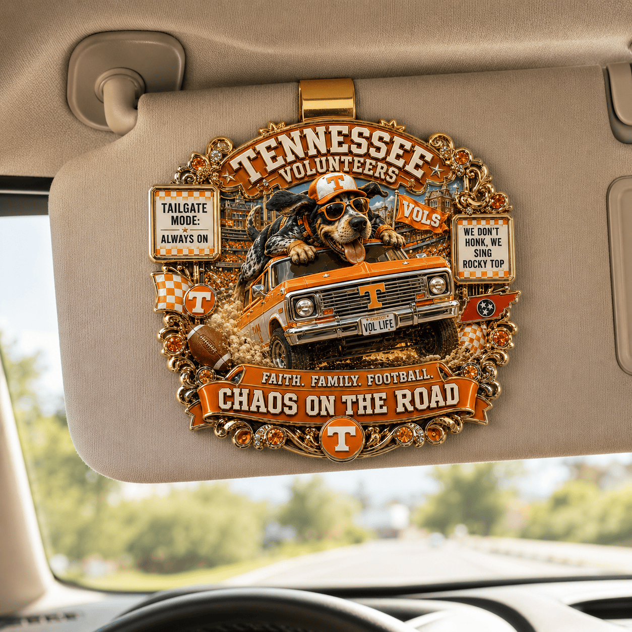 TVF PREMIUM CAR VISOR CLIP LNTH