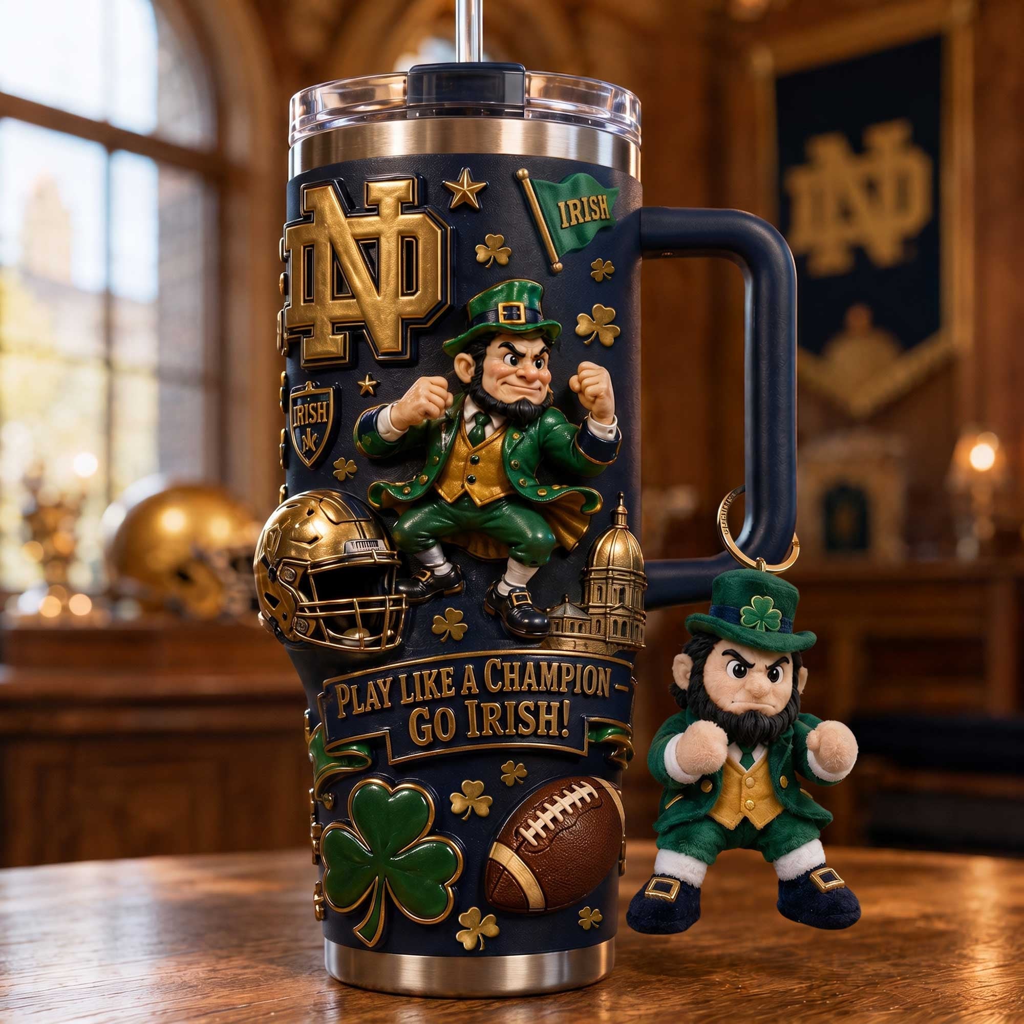 NDFI 40oz Tumbler With Handle HTTT