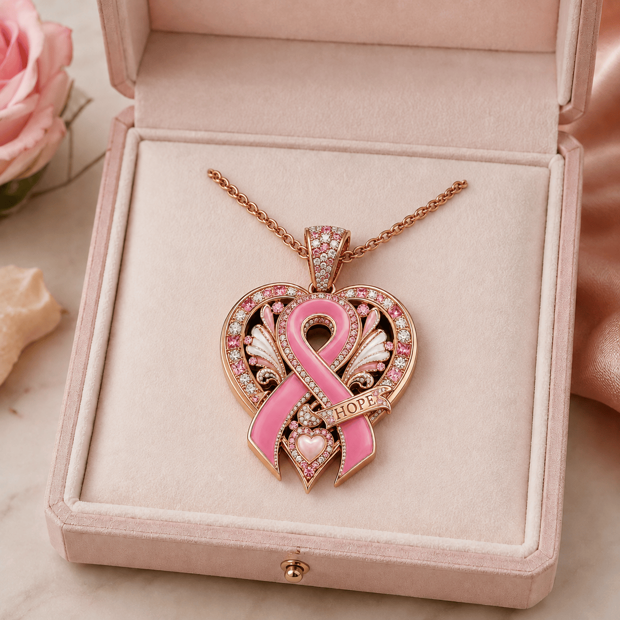 BCA Solid Gold Chain with Diamond Pendant PDL
