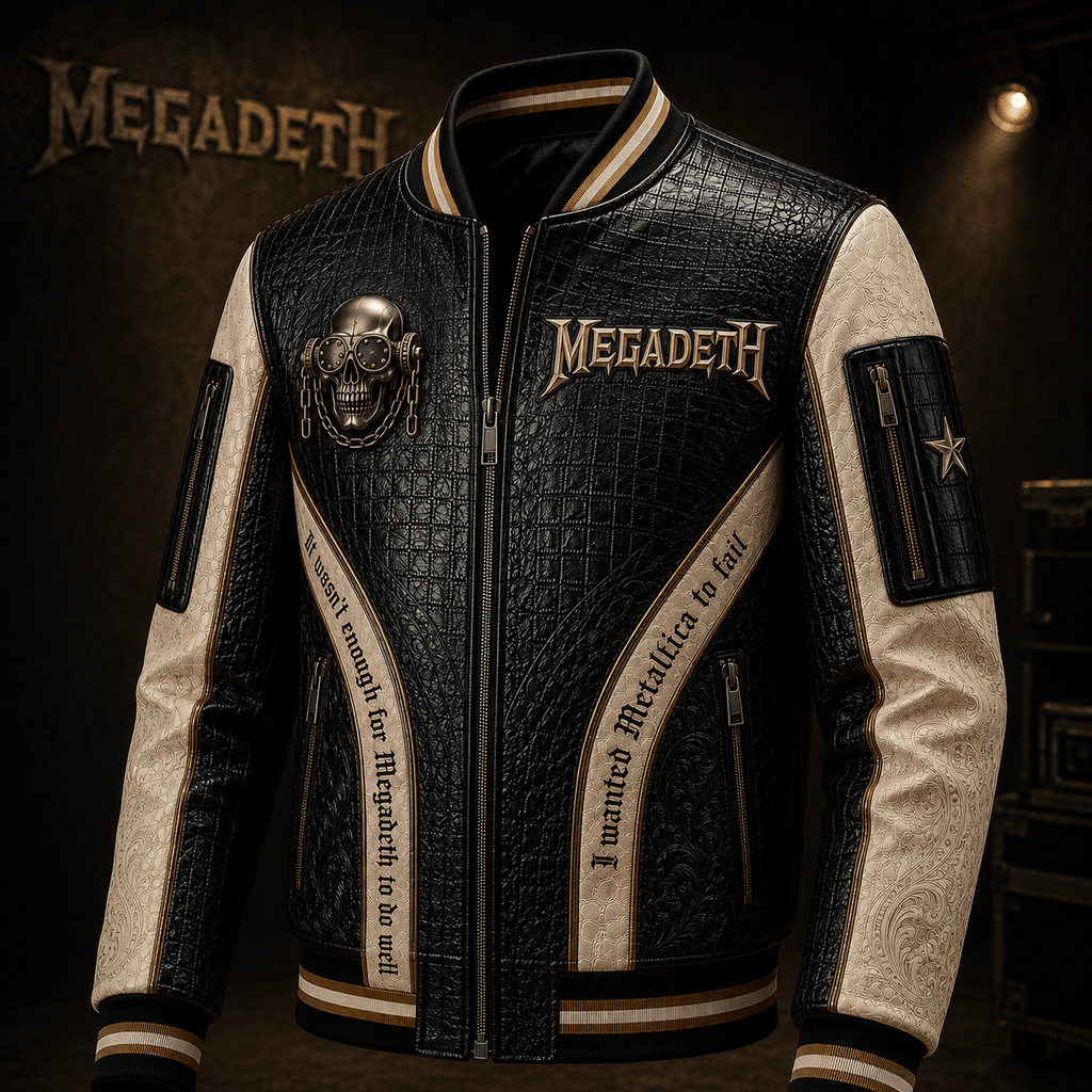 Premium MGD Leather Zipper Jacket PVNA