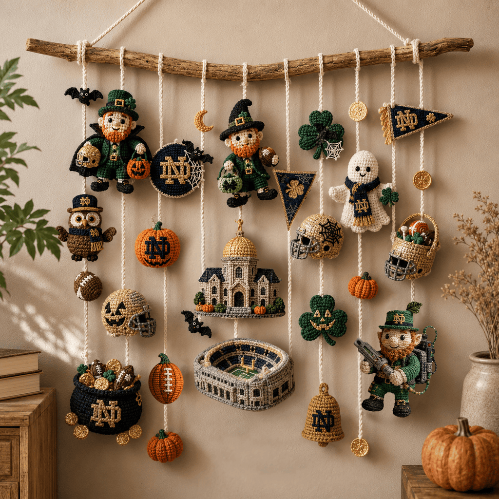 NDFI Halloween Crochet Wall Hanging HTTT
