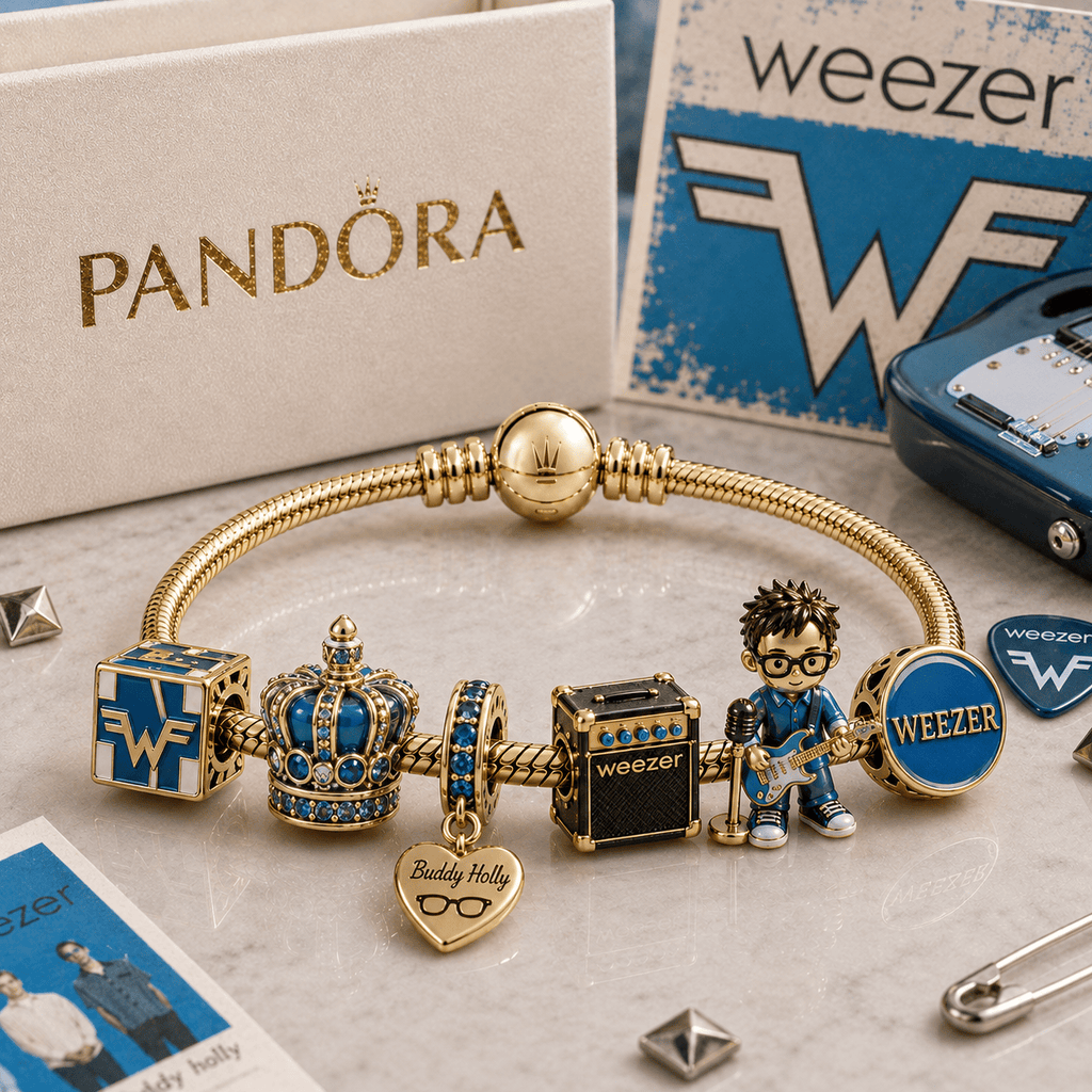 WZR Gold Charm Bracelet Set PTT