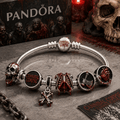 CNC Silver Charm Bracelet Set PTT