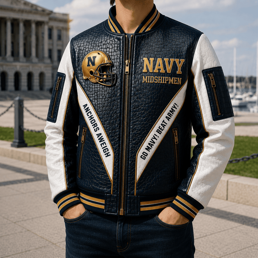 Premium NMSM Leather Zipper Jacket TTMH
