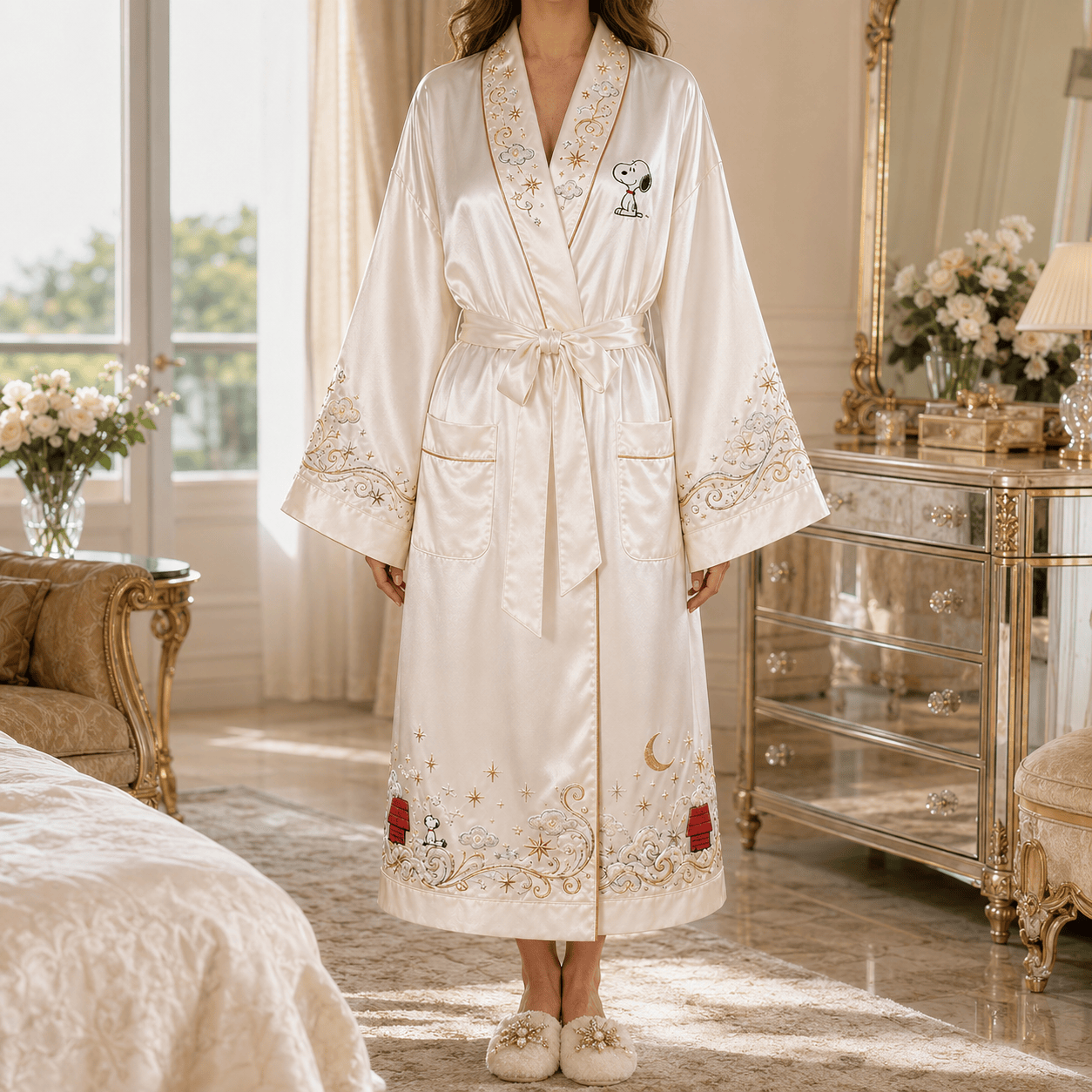 PREMIUM SPNY Satin Robe NVH