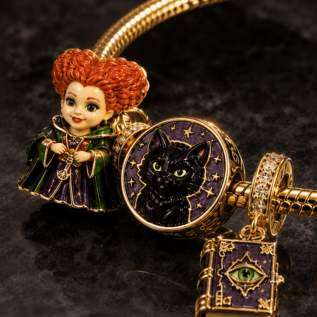 HCPC Gold Charm Bracelet Set BMD