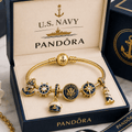 USNV Gold Charm Bracelet Set TTTT