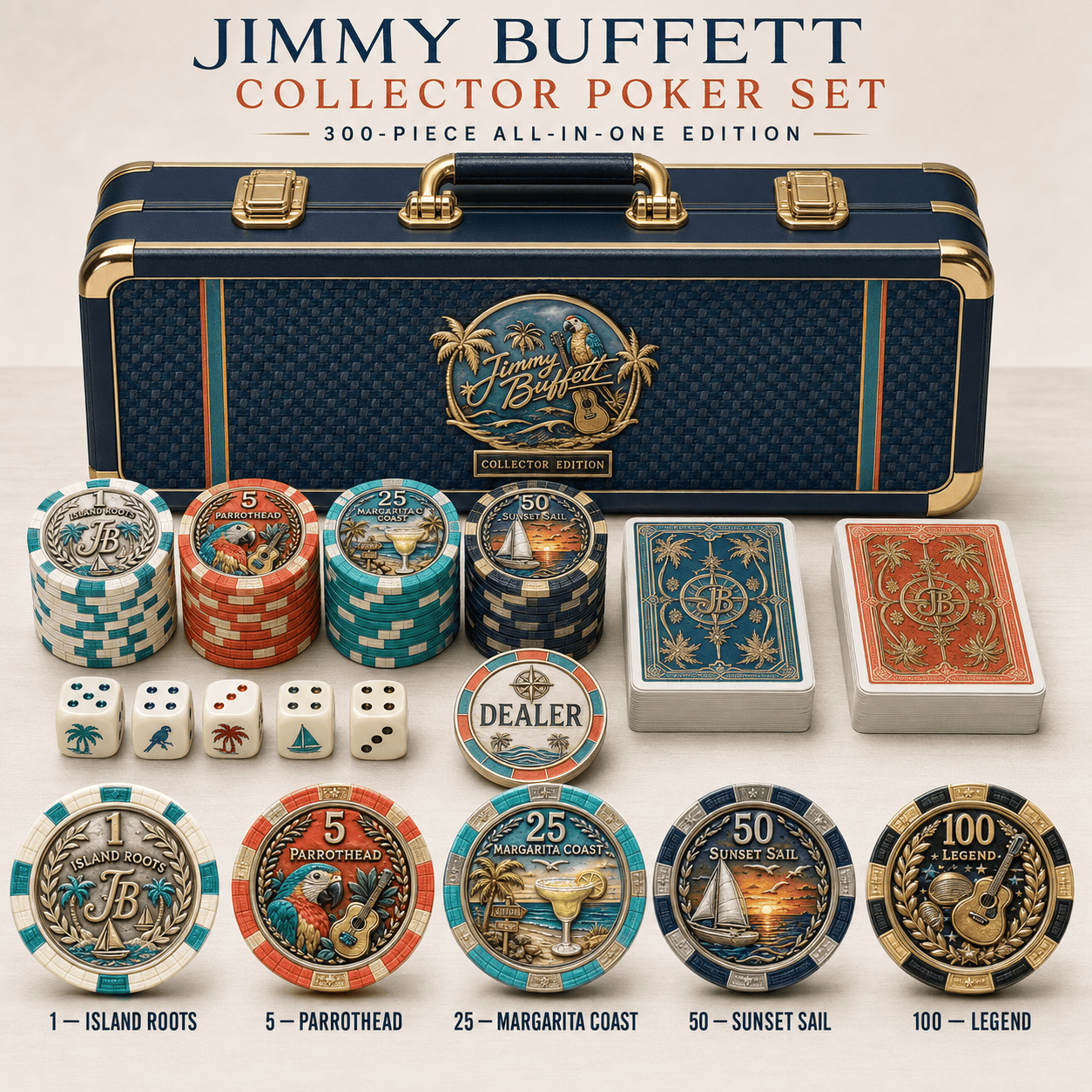 Premium JBT Poker Set LNTH