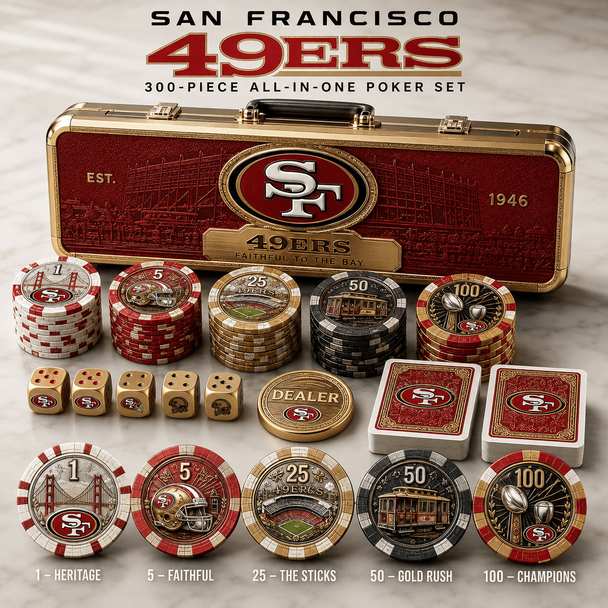 Premium SF49 Poker Set LNTH
