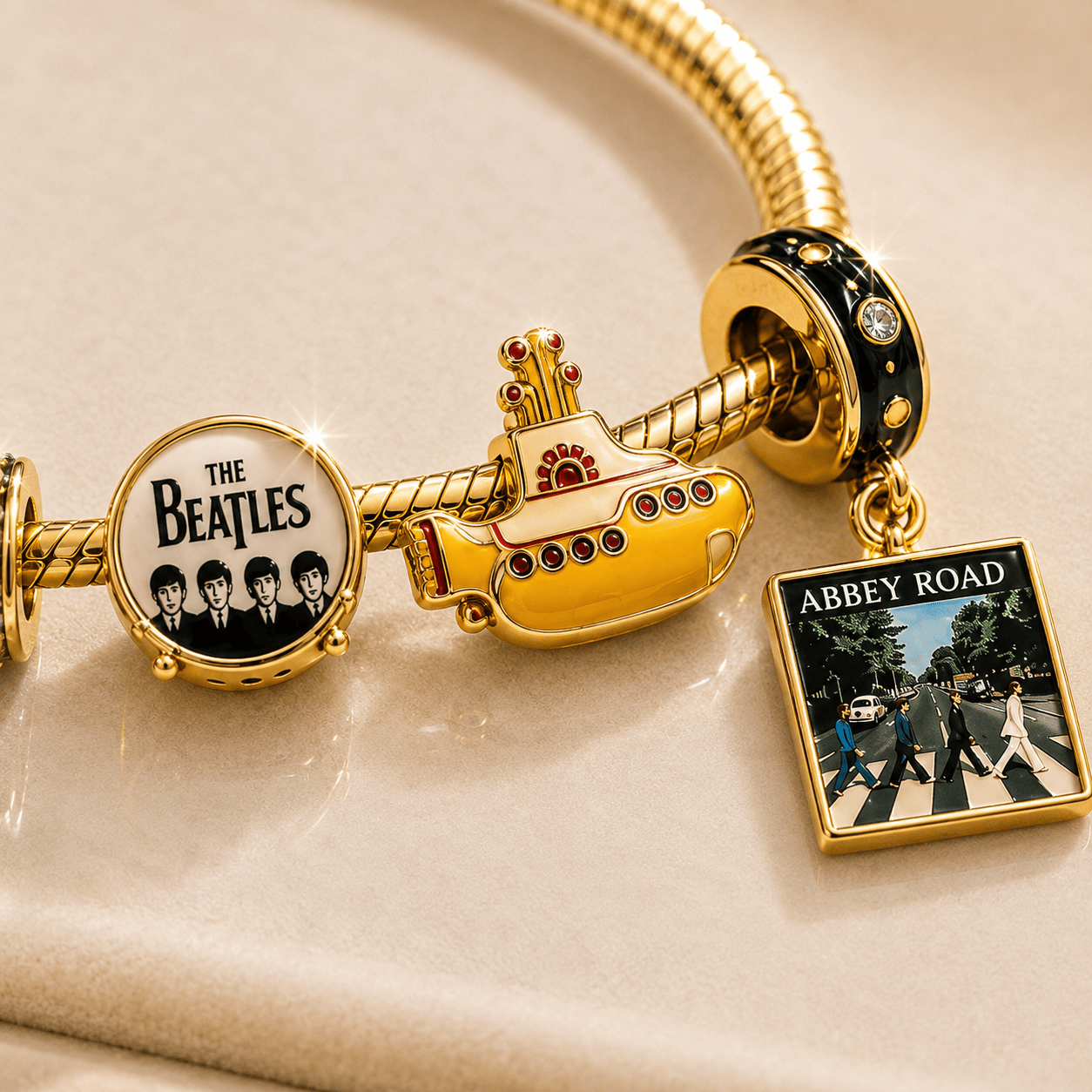 TBT Gold Charm Bracelet Set TTTT