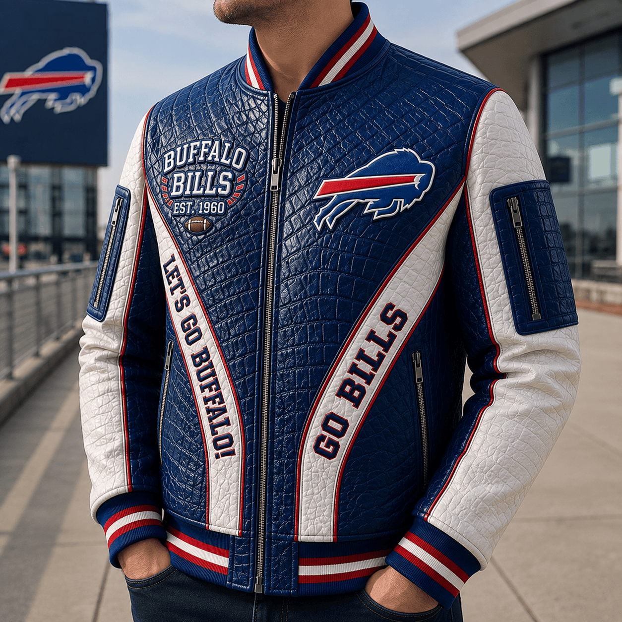 Premium BFBL Leather Zipper Jacket PVNA