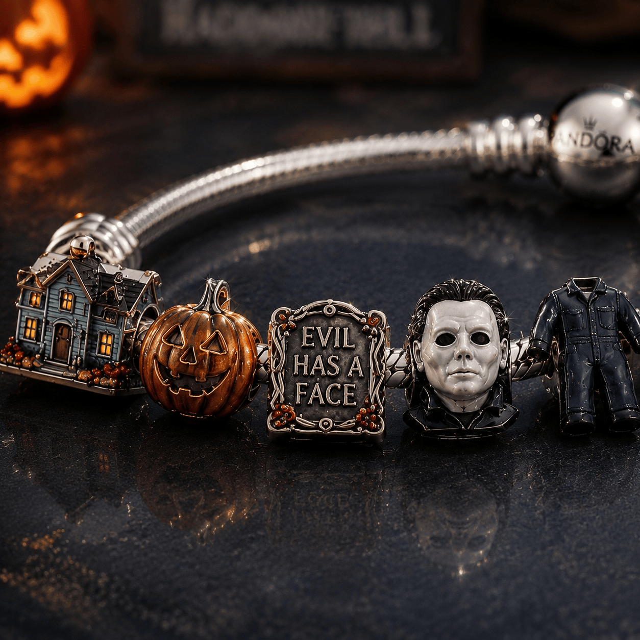 MCM Sliver Charm Bracelet Set TTN