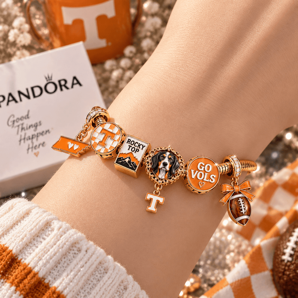 TVF Gold Charm Bracelet Set TTN