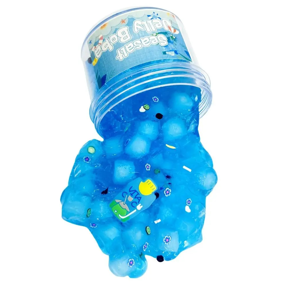 Soft 300ml Slime Kit Fruit Crunchy Stress Relief Jelly Cube Slime Glitter Non-Sticky Children's Gifts Party Favor Gifts
